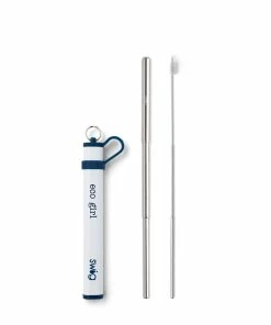Swig Life Decor Telescopic Stainless Steel Straw Set -5 Colors