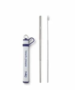 Swig Life Decor Telescopic Stainless Steel Straw Set -5 Colors