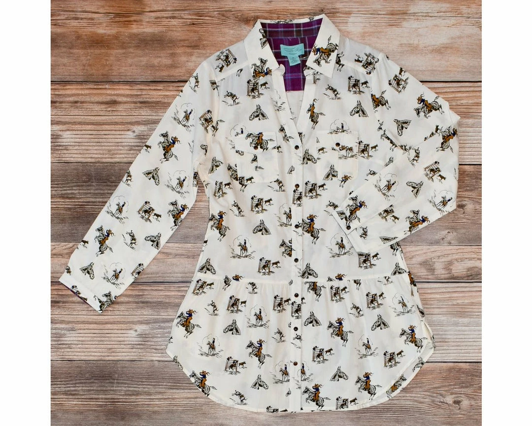 Tasha Polizzi Tunics Retro Cowboy Four Corners Tunic