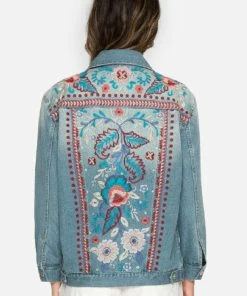 Johnny Was Oman Denim Jacket